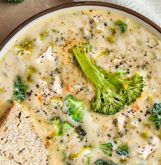 Easy Healthy Chicken Broccoli Soup
