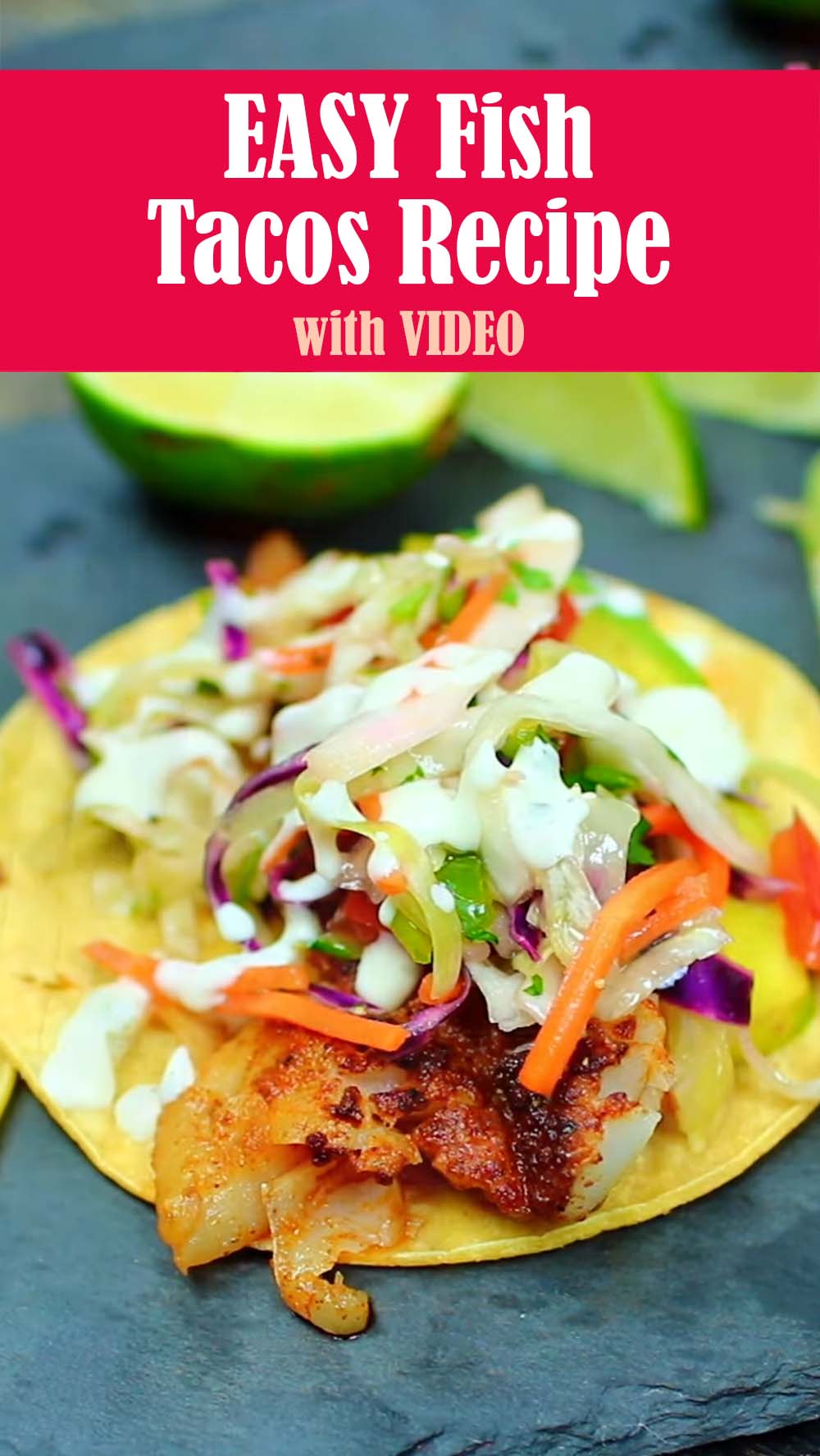 EASY Fish Tacos Recipe