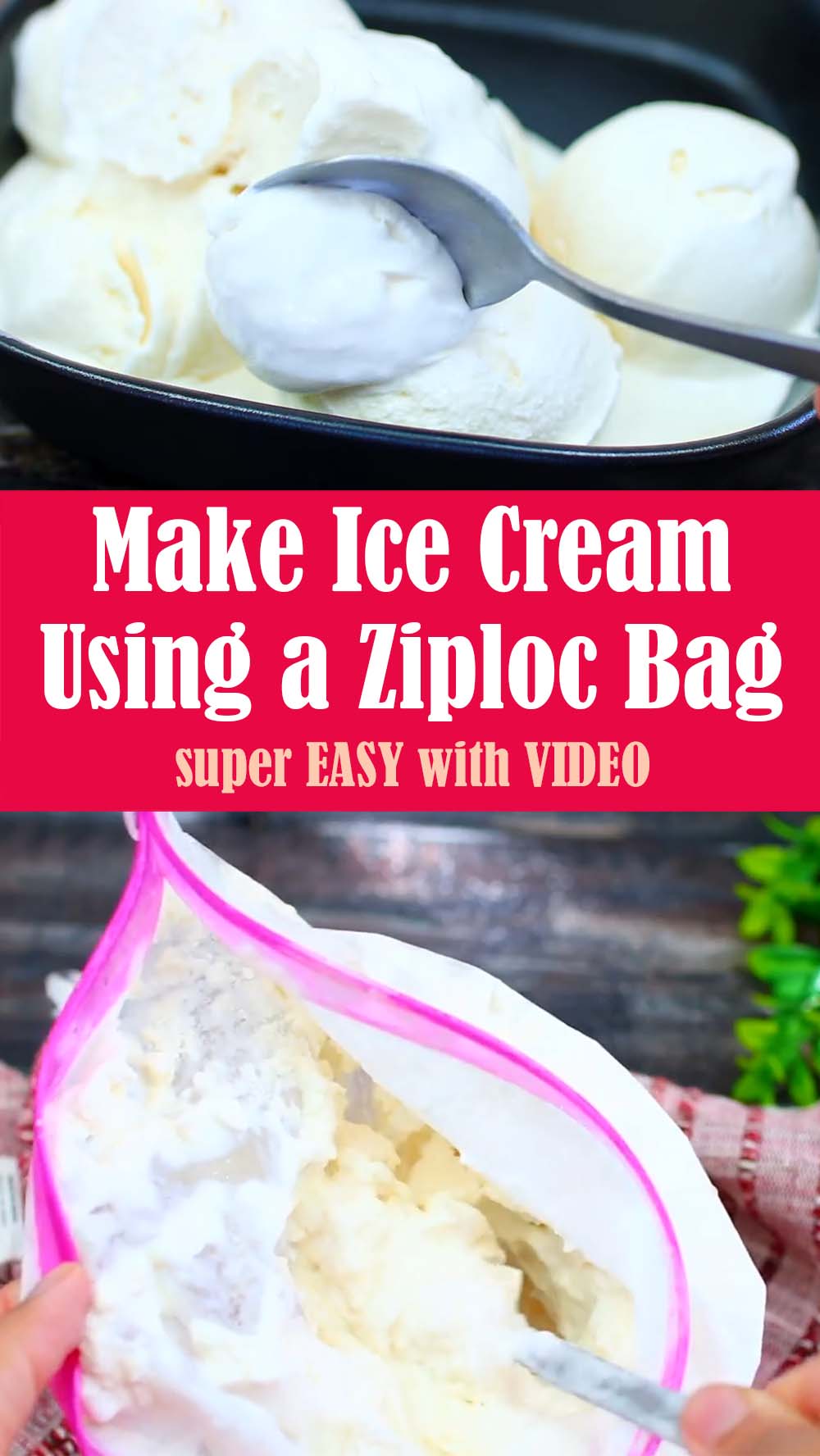 Make Ice Cream Using a Ziploc Bag