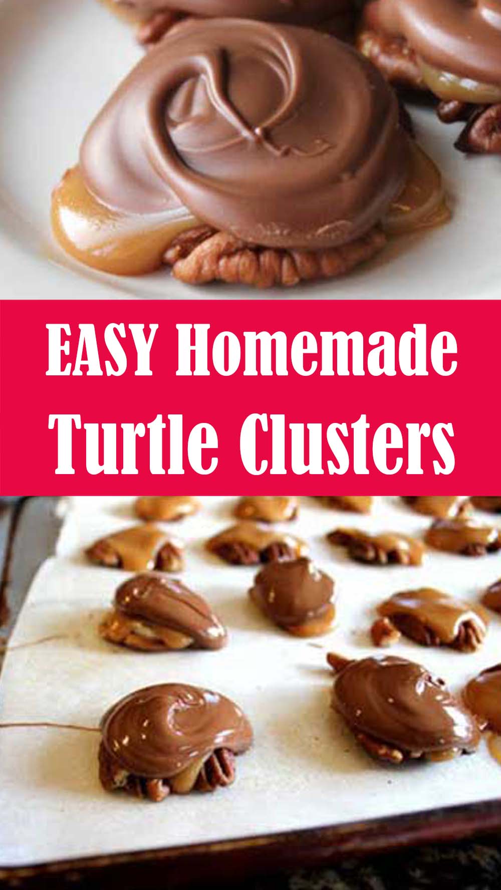 EASY Homemade Turtle Clusters