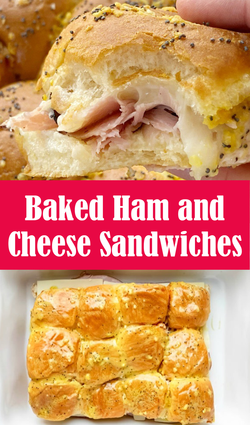 Delicious Baked Ham and Cheese Sandwiches