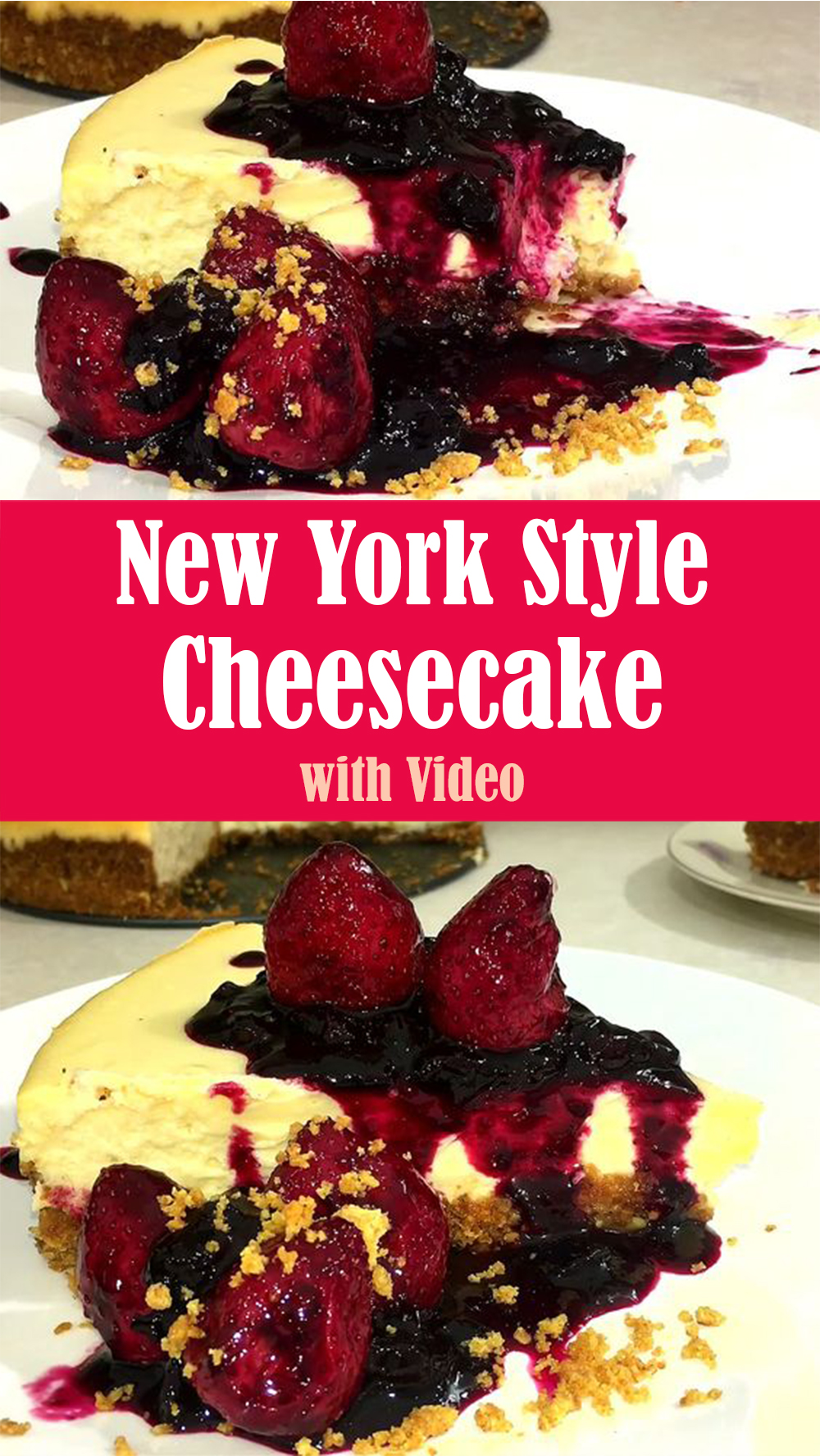 The Best New York Style Cheesecake 1