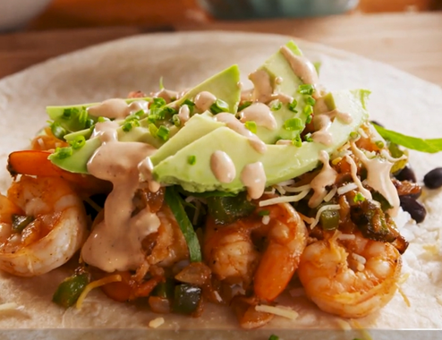 BEST Old Bay Shrimp Burritos Recipe