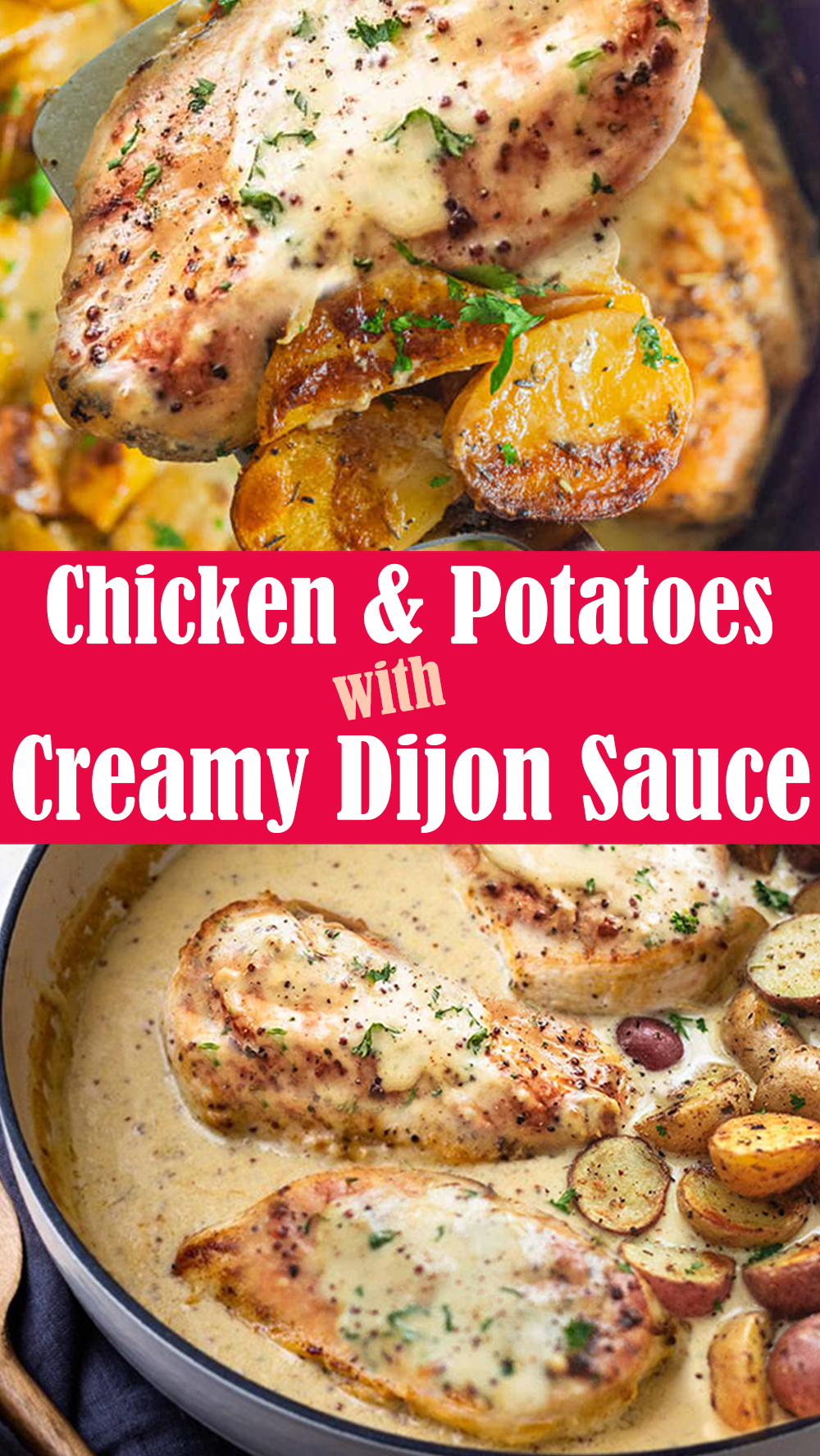 Chicken and Potatoes with Creamy Dijon Sauce