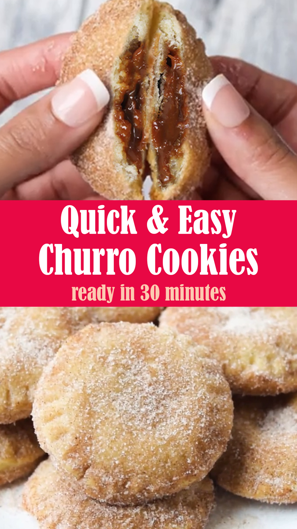 Quick and Easy Churro Cookies