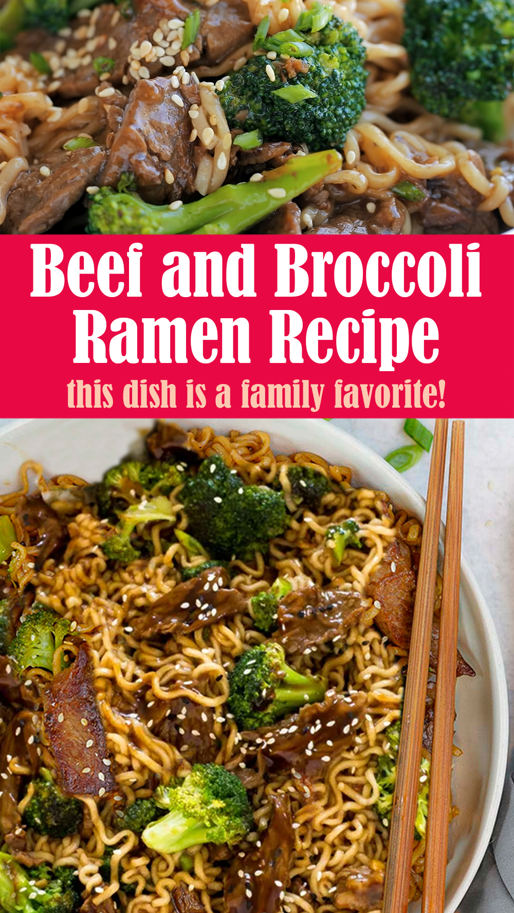 EASY Beef and Broccoli Ramen
