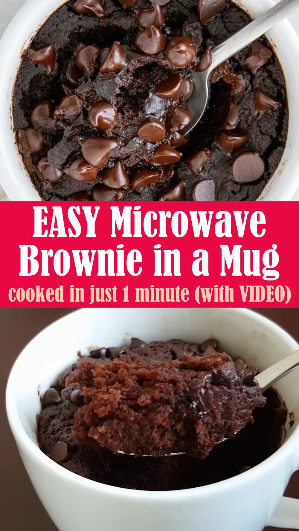 EASY Microwave Brownie in a Mug