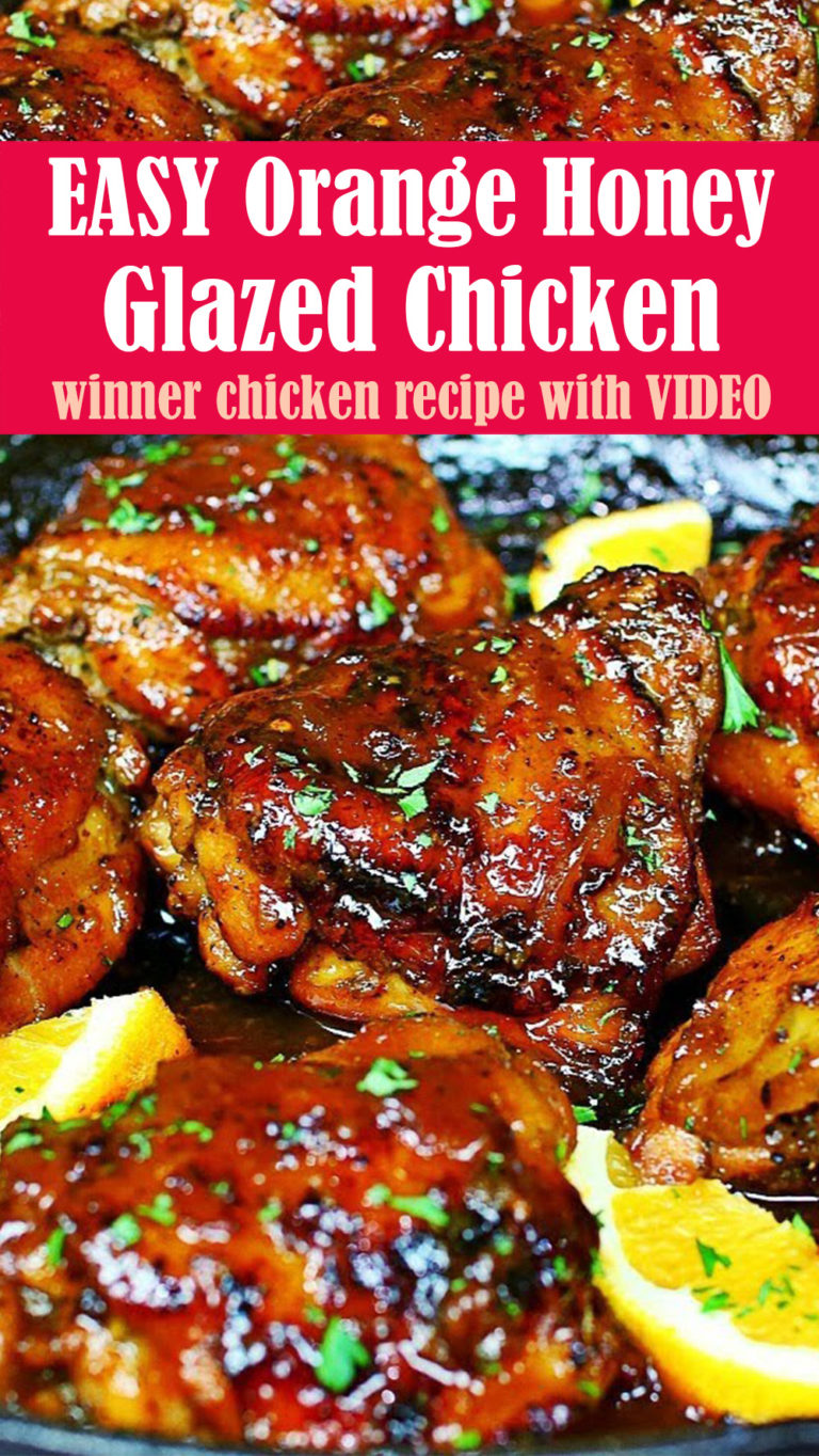 EASY Orange Honey Glazed Chicken Recipe with VIDEO – Daydream believer