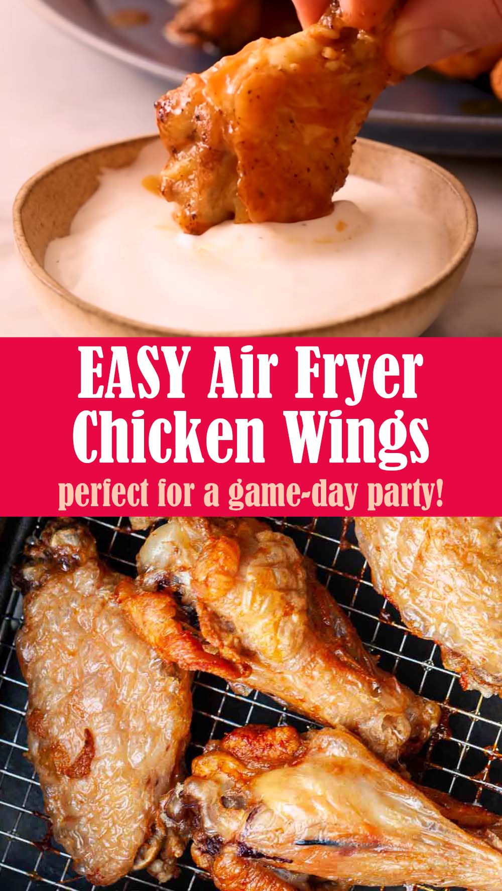 EASY Air Fryer Chicken Wings
