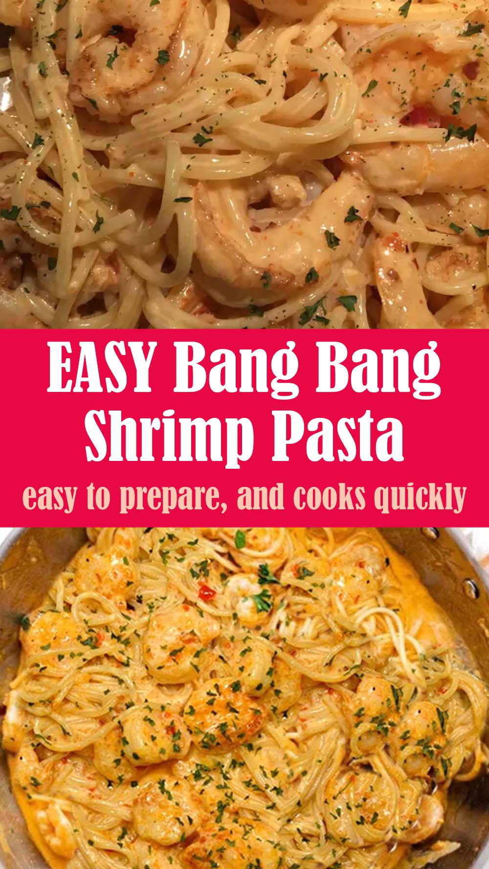 EASY Bang Bang Shrimp Pasta