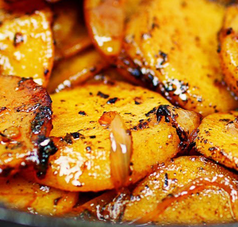 Delicious Pan Fried Potatoes with VIDEO
